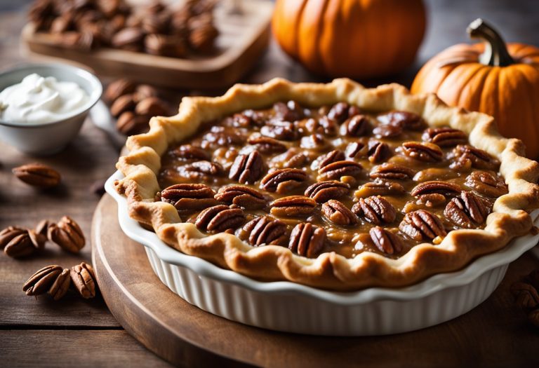 Pumpkin Pecan Praline Pie: A Mouthwatering Mashup